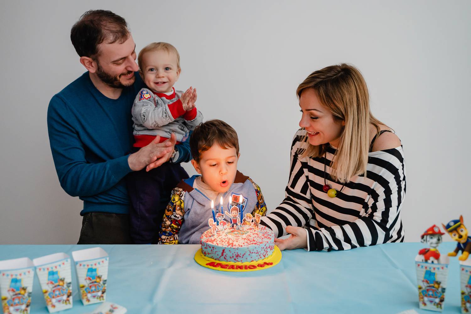 Torta di compleanno a casa